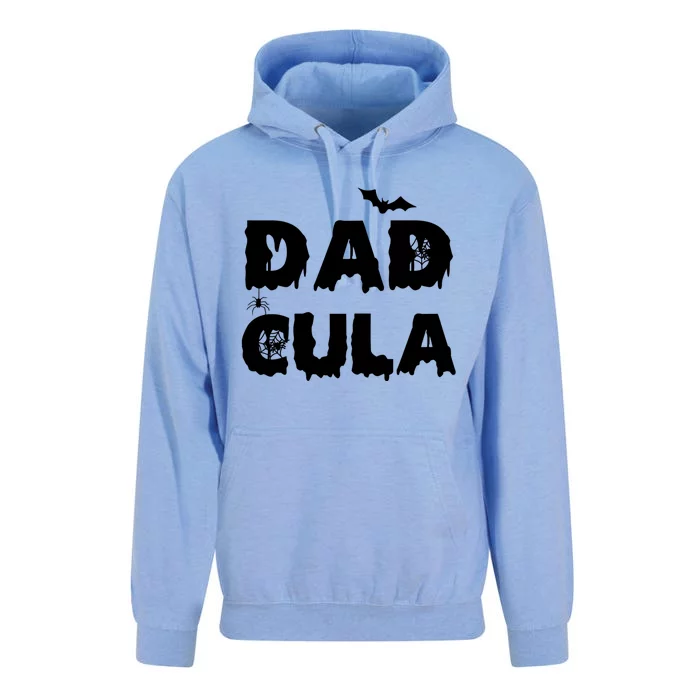 Dadcula Gift Halloween Funny Letter Print Dad Tops Gift Unisex Surf Hoodie