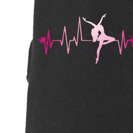 Dance Girl Heart Beat Hoodie Dancing Dancer Ballet Gift Doggie 3-End Fleece Hoodie