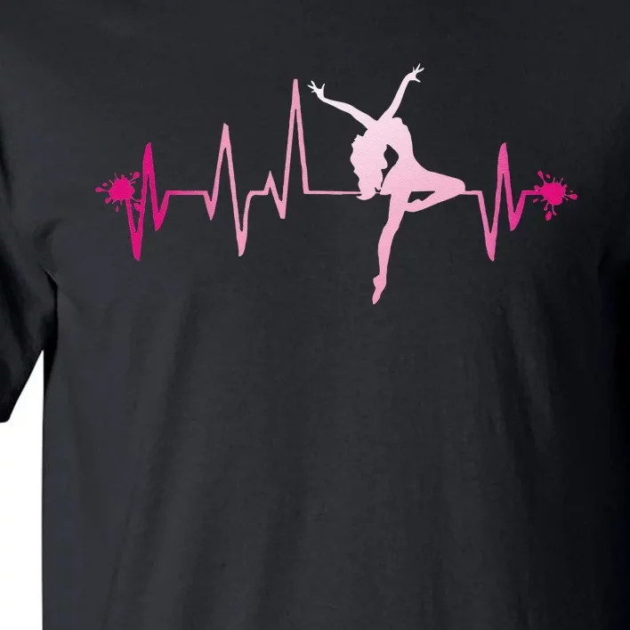 Dance Girl Heart Beat Hoodie Dancing Dancer Ballet Gift Tall T-Shirt