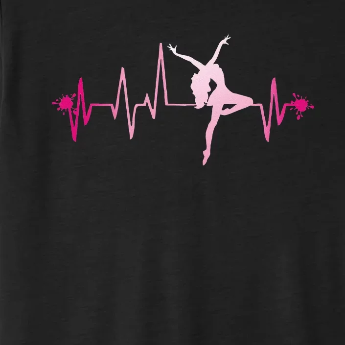 Dance Girl Heart Beat Hoodie Dancing Dancer Ballet Gift ChromaSoft Performance T-Shirt