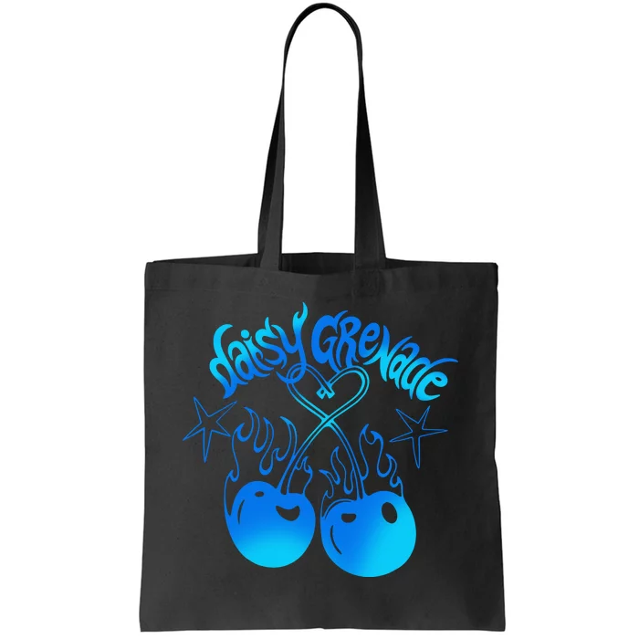 Daisy Grenade Hot T.O.P.I.C Daisy Grenade Flaming Cherries Tote Bag