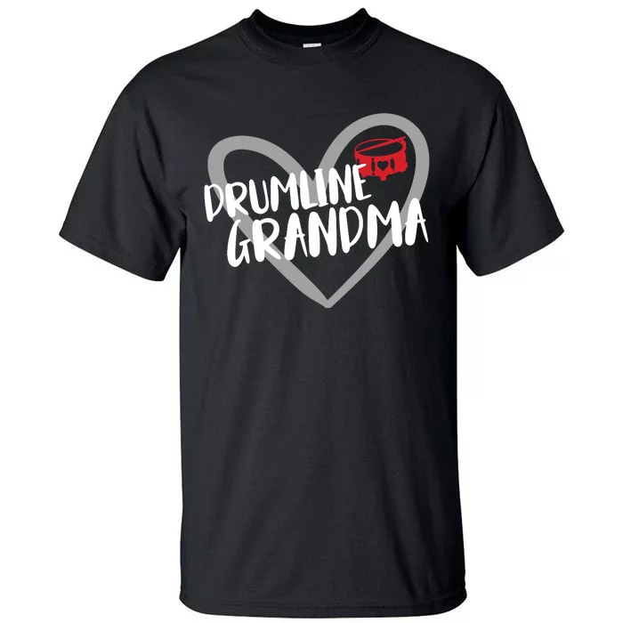 Drumline Grandma Heart Marching Band Tall T-Shirt