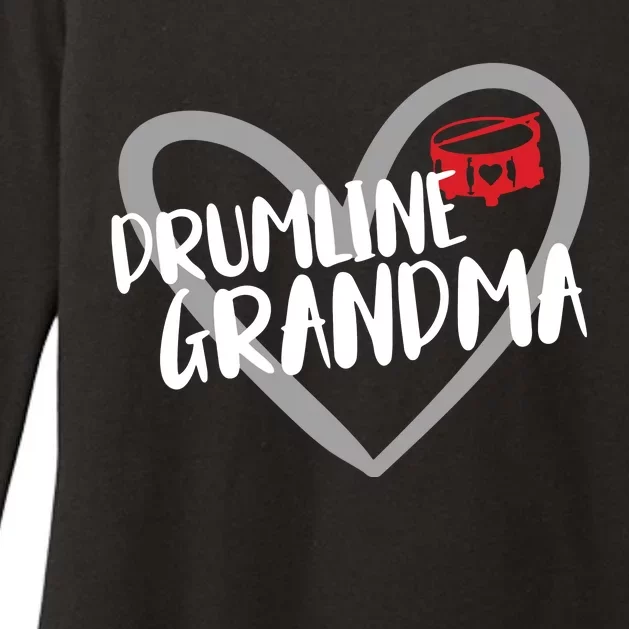 Drumline Grandma Heart Marching Band Womens CVC Long Sleeve Shirt