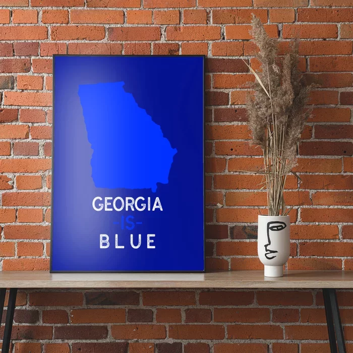 Democrat Georgia Is Blue Funny Political Biden Supporter Gift Poster