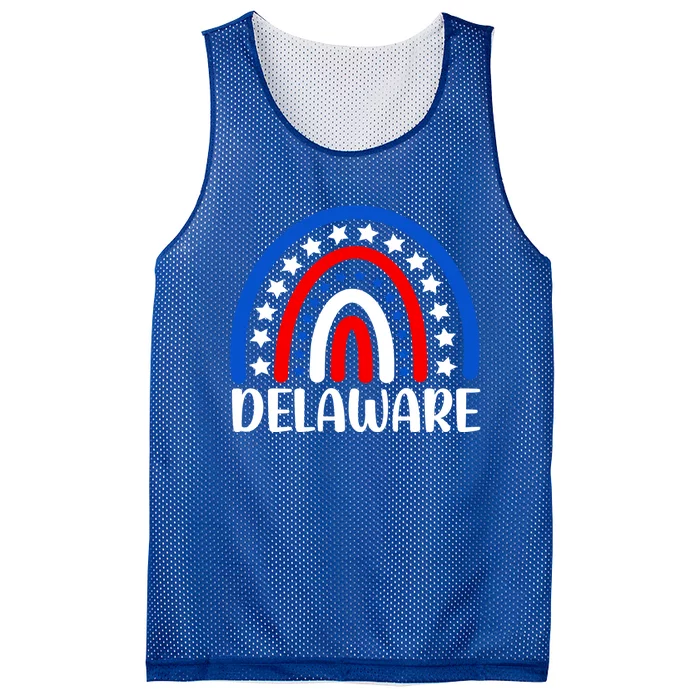 Delaware Gift I Love Delaware Usa Gift Mesh Reversible Basketball Jersey Tank