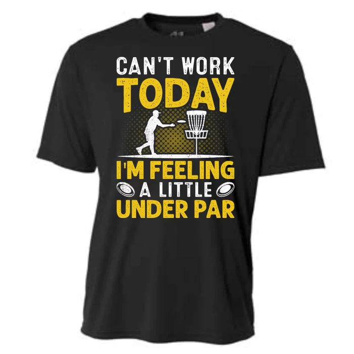 Disc Golf I'm Feeling A Little Under Par Cooling Performance Crew T-Shirt