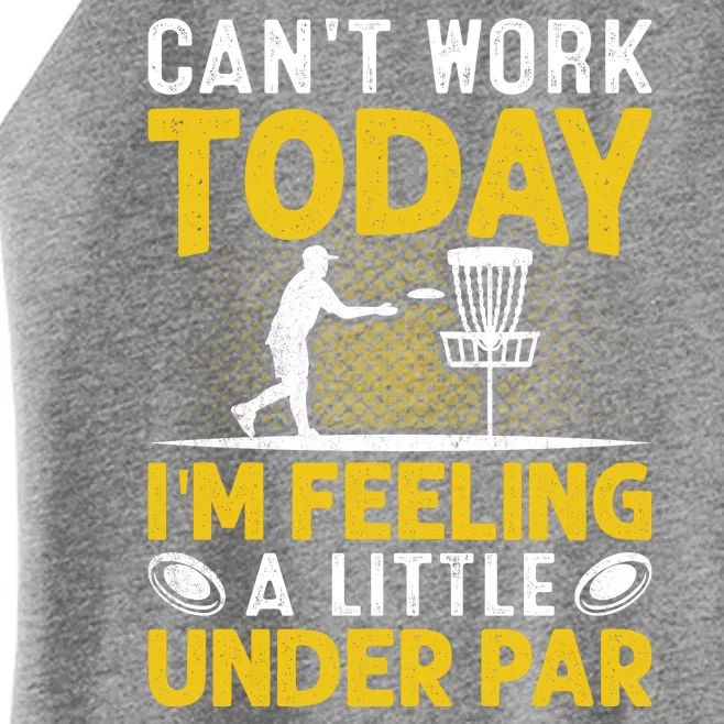 Disc Golf I'm Feeling A Little Under Par Women’s Perfect Tri Rocker Tank