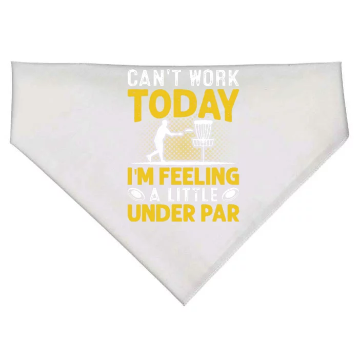 Disc Golf I'm Feeling A Little Under Par USA-Made Doggie Bandana