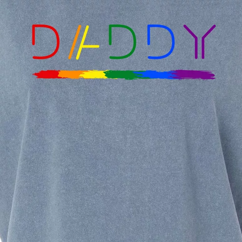 Daddy Gay Lesbian Pride Lgbtq Inspirational Ideal Gift Cute Gift Garment-Dyed Women's Muscle Tee