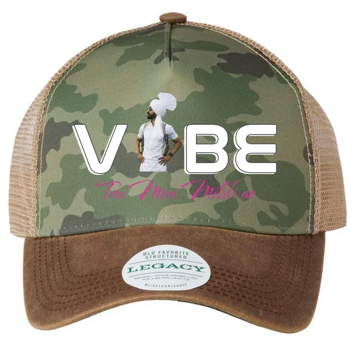 Diljit Goat Lover Funny Vibe Meri Legacy Tie Dye Trucker Hat