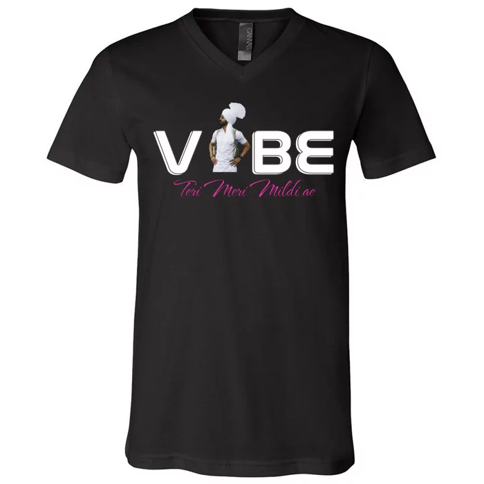 Diljit Goat Lover Funny Vibe Meri V-Neck T-Shirt