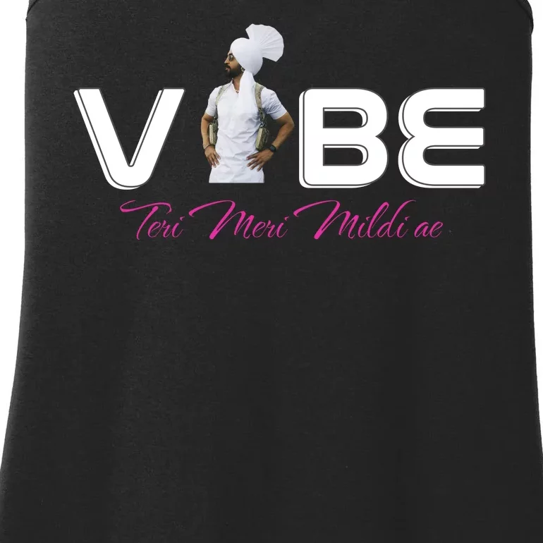 Diljit Goat Lover Funny Vibe Meri Ladies Essential Tank