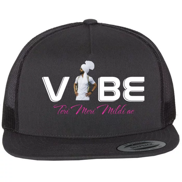 Diljit Goat Lover Funny Vibe Meri Flat Bill Trucker Hat