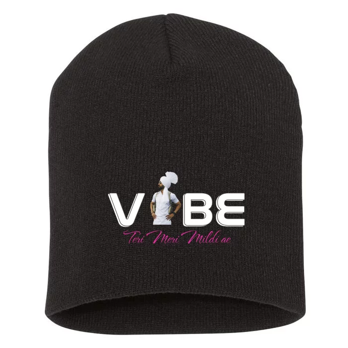 Diljit Goat Lover Funny Vibe Meri Short Acrylic Beanie