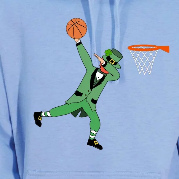 Dunking Green Leprechaun Basketball St Patricks Day Gift Great Gift Unisex Surf Hoodie