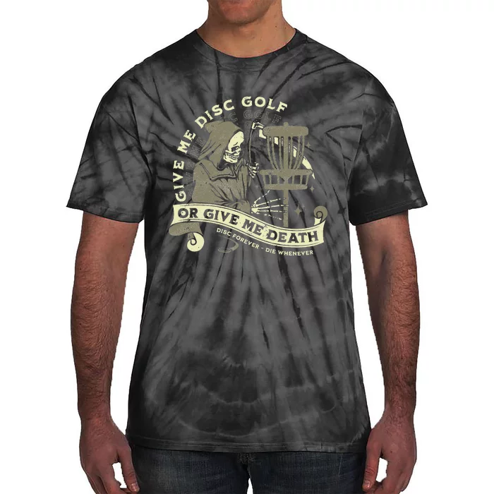 Disc Golf Lover's Funny Sarcastic Halloween Gift Tie-Dye T-Shirt