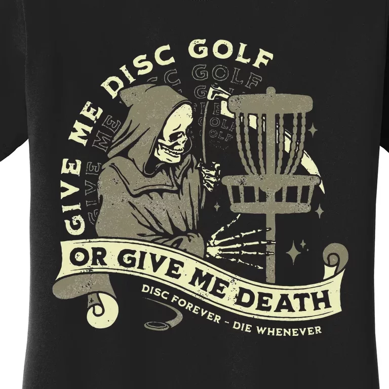 Disc Golf Lover's Funny Sarcastic Halloween Gift Women's T-Shirt