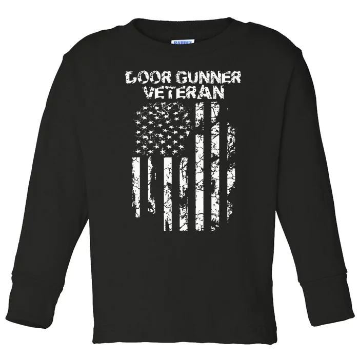 Door Gunner Military Veteran Toddler Long Sleeve Shirt