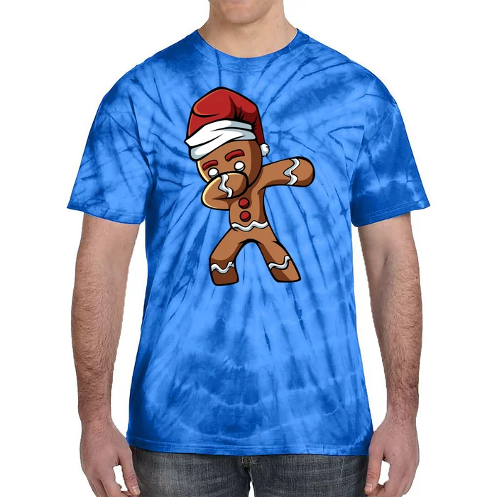 Dabbing Gingerbread Merry Christmas Ginger Cloves Bakery Gift Tie-Dye T-Shirt