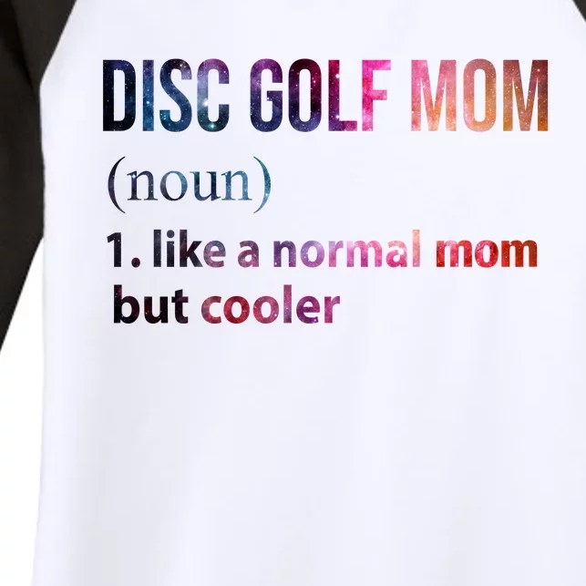 Disc Golf Mom Women's Tri-Blend 3/4-Sleeve Raglan Shirt