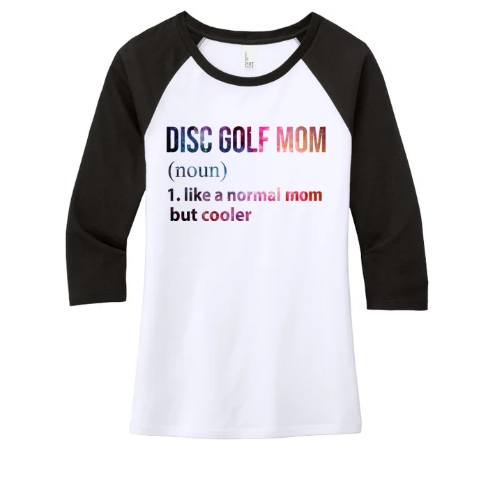 Disc Golf Mom Women's Tri-Blend 3/4-Sleeve Raglan Shirt