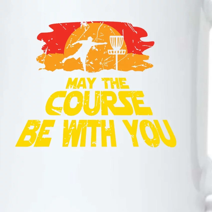 Disc Golf May The Course Be With You Trendy Golf Black Color Changing Mug