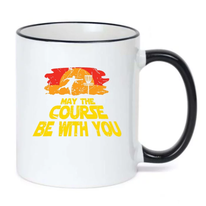 Disc Golf May The Course Be With You Trendy Golf Black Color Changing Mug