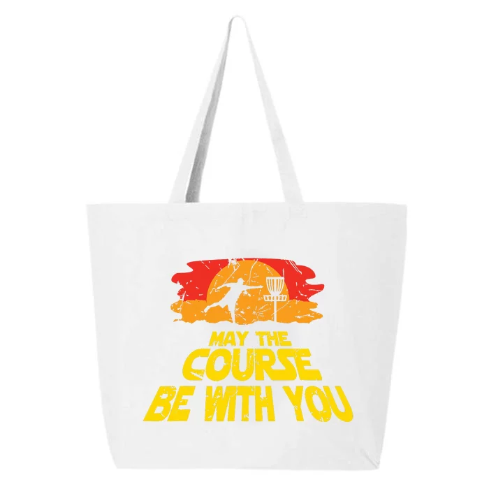 Disc Golf May The Course Be With You Trendy Golf 25L Jumbo Tote