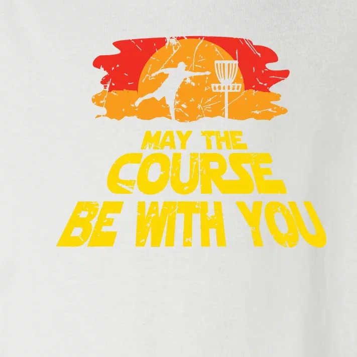 Disc Golf May The Course Be With You Trendy Golf Toddler Long Sleeve Shirt