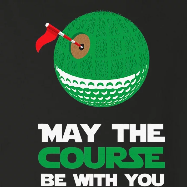 Disc Golf May The Course Be With You Toddler Long Sleeve Shirt