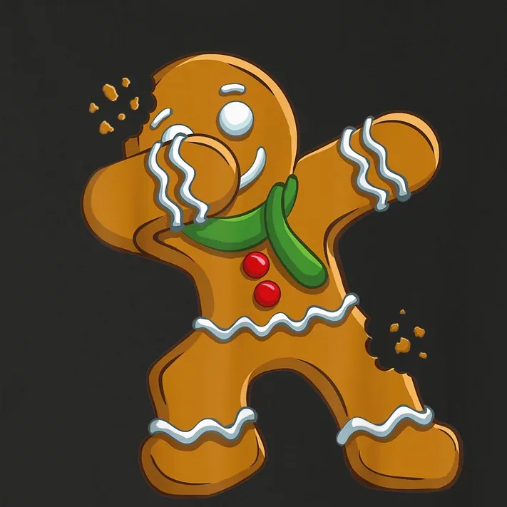 Dabbing Gingerbread Man Shirt Dab Gift Funny Christmas Toddler Long Sleeve Shirt