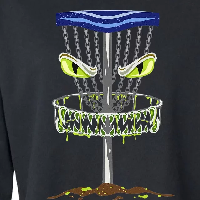 Disc Golf Men Disc Golf Monster Cropped Pullover Crew