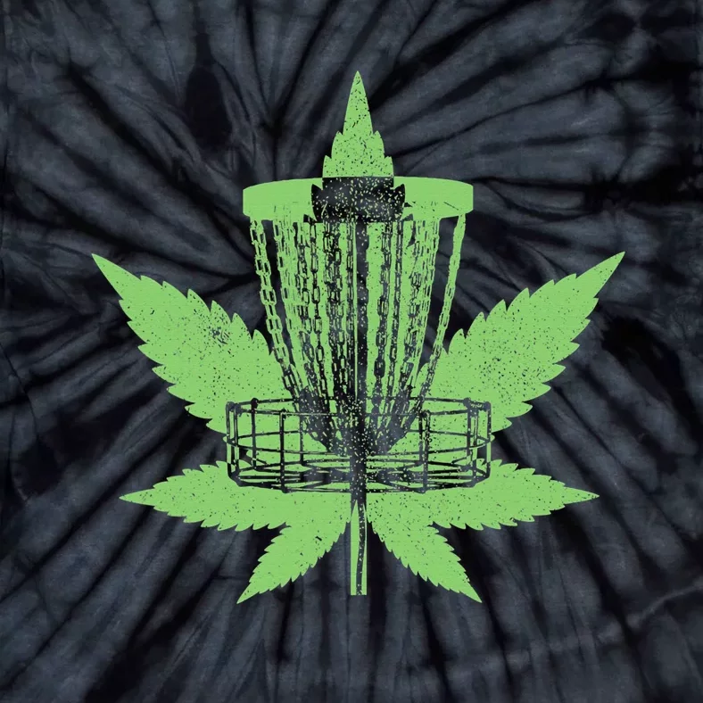 Disc Golf Marijuana Cannabis Leaf Weed Pot 420 Sport Tie-Dye T-Shirt