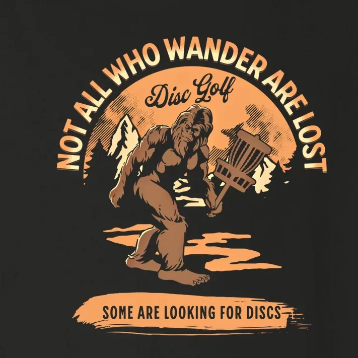 Disc Golf Not All Who Wander Are Lost Funny Sarcastic Great Gift Toddler Long Sleeve Shirt