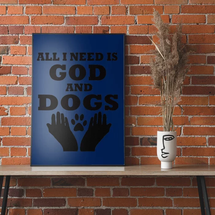 Dogs & God National Dog Day Poster