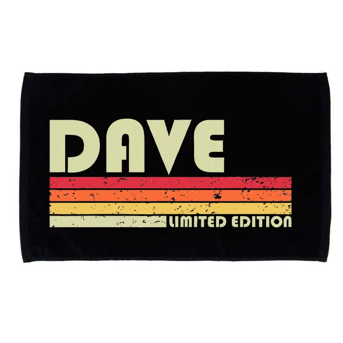 Dave Gift Name Personalized Funny Retro Vintage Birthday Microfiber Hand Towel