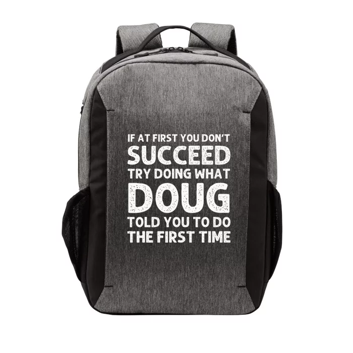 Doug Gift Name Personalized Birthday Funny Christmas Joke Vector Backpack