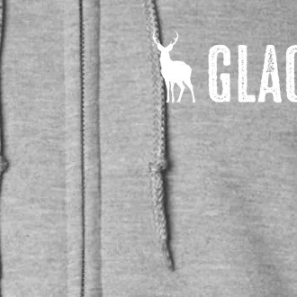 Deer Glacier National Park Full Zip Hoodie