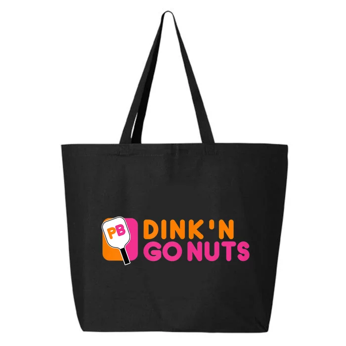 Dink'n Go Nuts Pickleball Paddle TShirt 25L Jumbo Tote