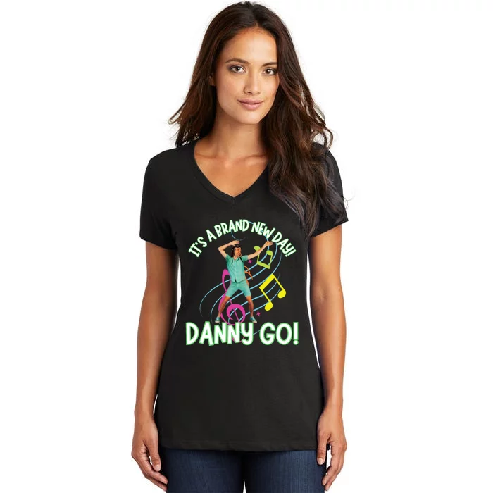 Danny Go! Preschool Women's V-Neck T-Shirt