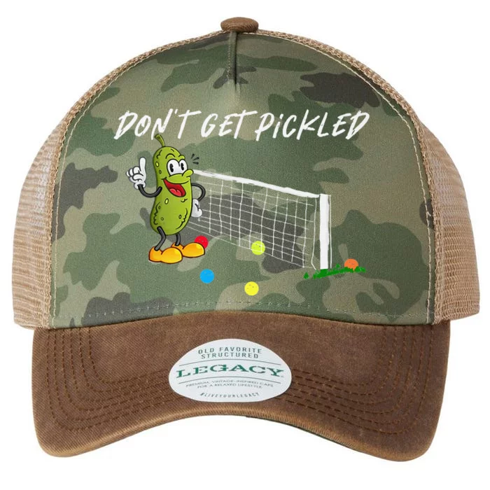 Don't Get Pickled Playing Funny Pickleball Legacy Tie Dye Trucker Hat