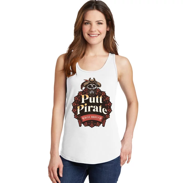 Disc Golf Putt Pirate Iii Funny Sarcastic Ladies Essential Tank