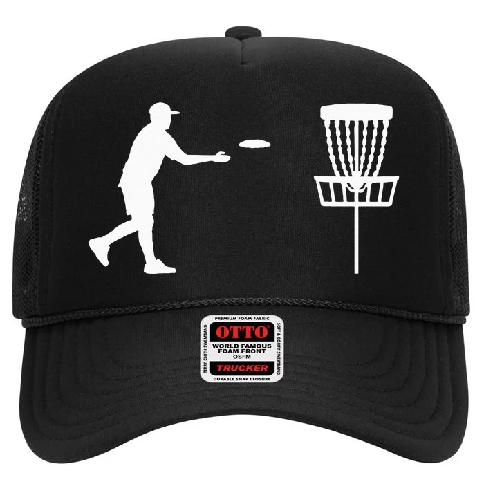 Disc golf player High Crown Mesh Trucker Hat