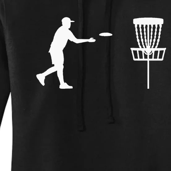 Disc golf player Women's Pullover Hoodie