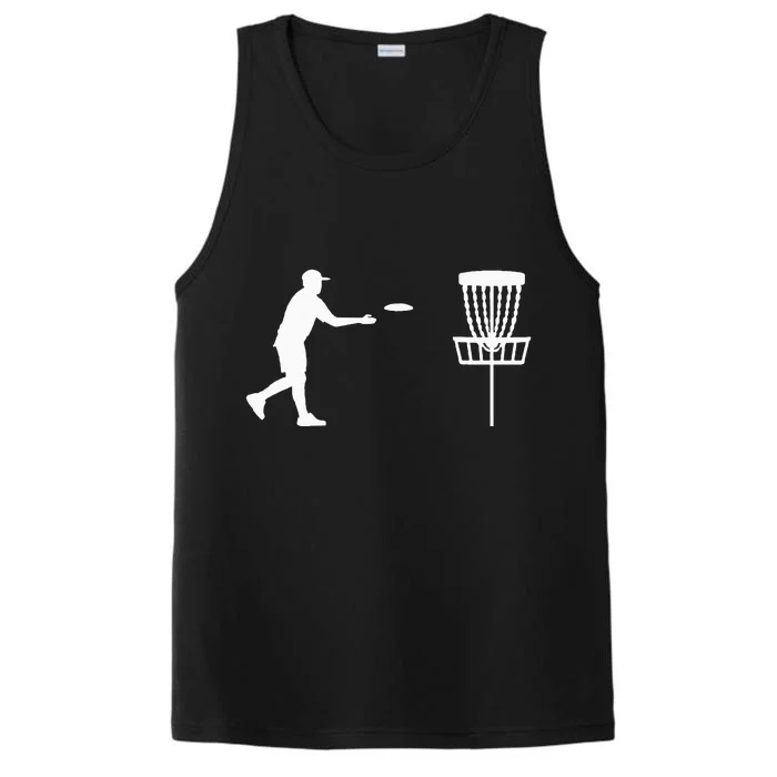 Disc golf player Performance Tank