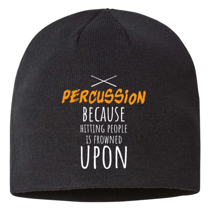 Drummer Gift Playing Drums Percussion Mallet Percussionist 8 1/2in Sustainable Knit Beanie