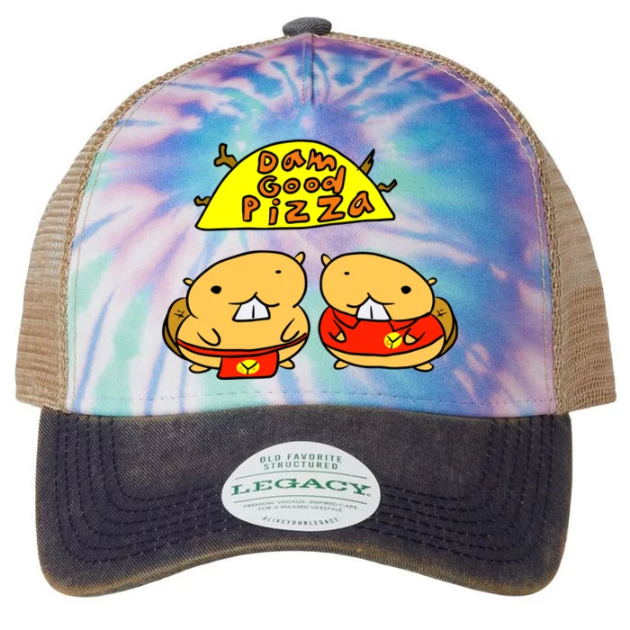 Dam Good Pizza Legacy Tie Dye Trucker Hat