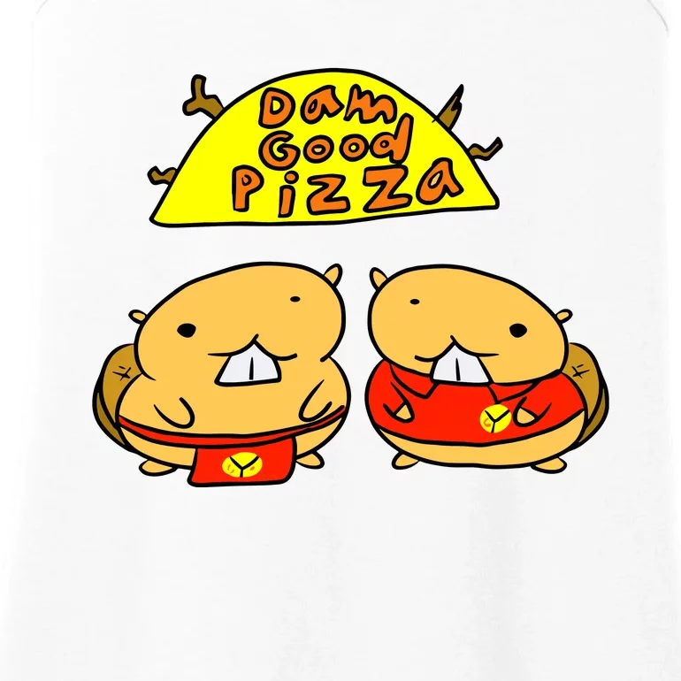 Dam Good Pizza Ladies Essential Tank