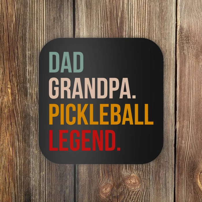 Dad Grandpa Pickleball Legend Coaster