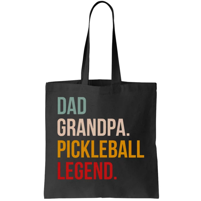 Dad Grandpa Pickleball Legend Tote Bag